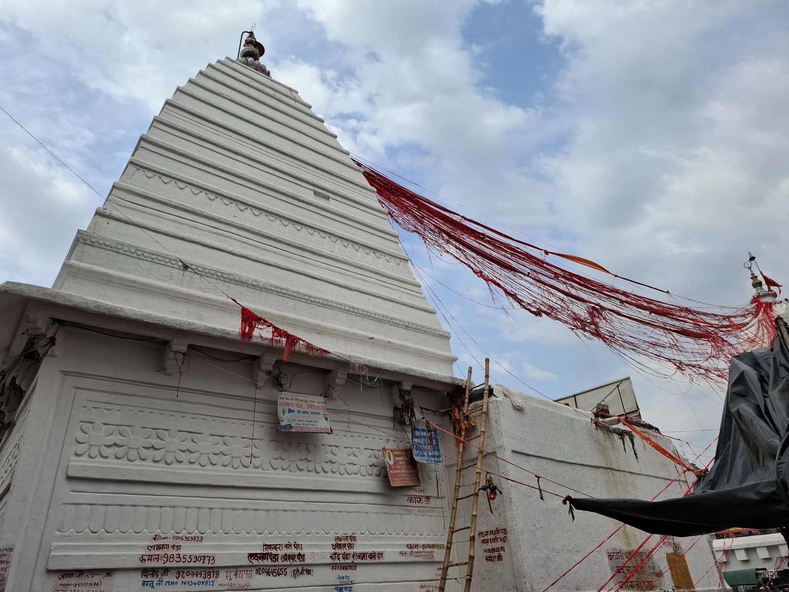 The Baba Baidyanath Dham temple shikhara at Deoghar, Jharkhand